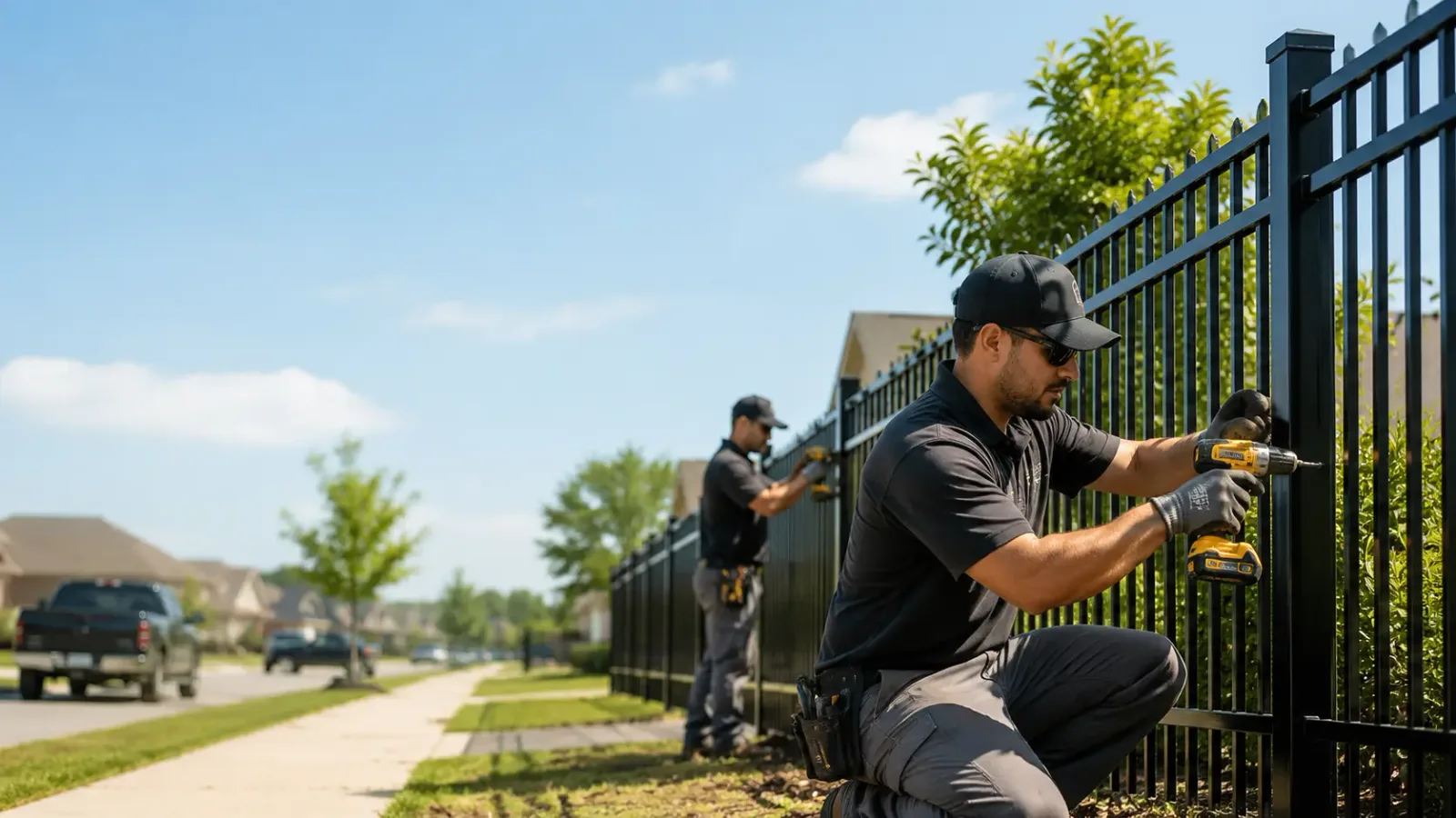 Metal Fence Installation in Bay City, MI